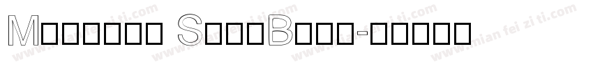 Memento SemiBold字体转换